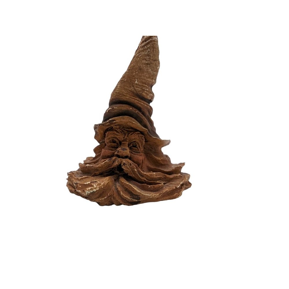 Vintage 1989 Stephen Herrero Knot Knoggins Noggin Faux Wood Folk Art Gusty  1309 - Picture 8 of 9